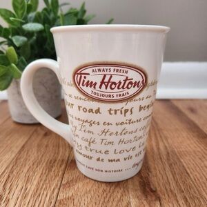Tim Hortons 2009 #009 White Ceramic Mug